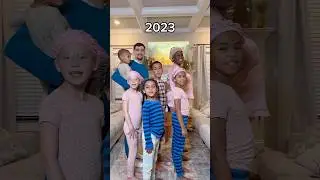 Wow so much can change in year! #transition #family #largefamily #interracialcouple