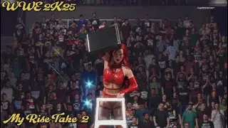 WWE 2K25 My Rise First Pass, Take Two - Live Events Matches And The Rewards 