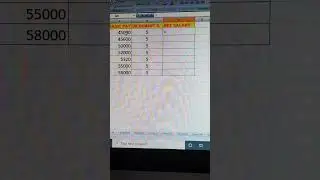 Salary in increment #excel #hack #trending #excelshorttips #exceltutorial