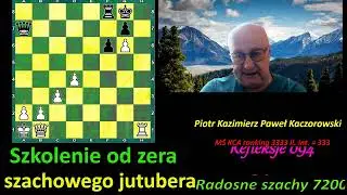 #Szachy. Szkolenie od zera, szalonego jutubera. RS.7200