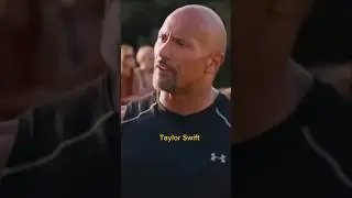 The rock knows who Taylor Swift is😅 #movie #series