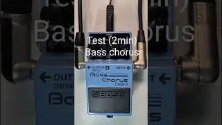 Bass Chorus CEB-3/ BOSS Roland/Bass Chorus Pedal/ Test/ tutorial/ Erick Gamaliel/