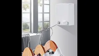 FALUYI Retractable Clothesline Heavy Duty Wall Mounted Clothes Drying Laundry Line Five Colors