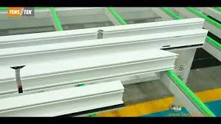 UPVC window machine Cutting and milling machining center and auto screwing machine C3+ASU