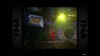 Jeff Hardy Swantons Off Stage Through Table To Abyss- TNA Bound For Glory 2005