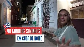 40min andando na ESCURIDÃO de Havana, CUBA!
