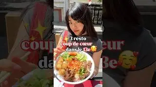 3 adresses coup de C&OElig;UR &agrave; Paris 13 !!! #shortswithzita #food