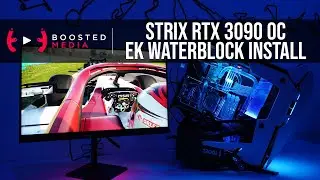 3090 УЖЕ ЗДЕСЬ! - Установка водоблока EK на Asus ROG RTX 3090 Strix OC + Первые тесты