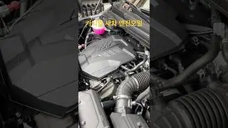카니발 가솔린 새차 엔진오일 교환