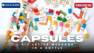 Capsule DIY Letter Message in a Bottle, 100 PCS Love Letter #gift #giftideas #love #message #bottle
