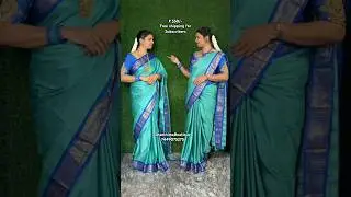Kalyani Cotton Saree ₹550 Order 7449075275 #freeshipping #kalyani #softsilk #aadioffer #skybluesaree