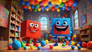 Eight Toy Blocks Stack Up Tall | Fun Counting Song for Kids | Nursery Rhymes and Baby Songs