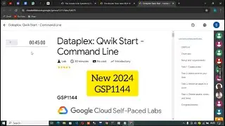 #New Dataplex: Qwik Start - Command Line GSP1144 #arcadesolution #gcp #arcade_facilitator #gdsc