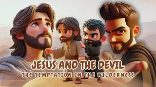 JESUS and THE DEVIL: THE TEMPTATION in the Wilderness | Animated Bible Stories