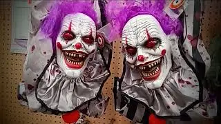 Scary 🤡 Clown 🎃 Halloween Decorations, For Sale at Walmart on Dewey Avenue in Greece, New York, Sept