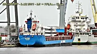 ABIS CARDIFF PBYA IMO 9548299 Emden cargo seaship merchant vessel Seeschiff Frachtschiff