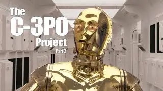 The C-3PO Project - Part 3 - Drilling Holes and Painting the Droid