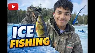 My First Ice Fishing Experience 🧊🎣 | Frozen Lake Catch!