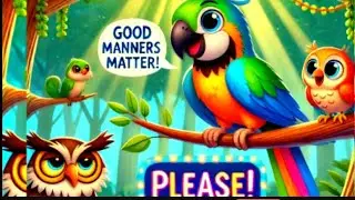 Polly Learns Good Manners 🦜 | Best English Moral Stories | Short Story