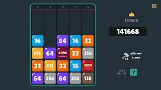 wow! what a game! Drop & Merge the Numbers 🕹️ Play Drop & Merge the Numbers on Crazzy Game Time