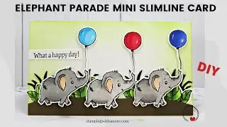 Elephant Parade Mini Slimline Card