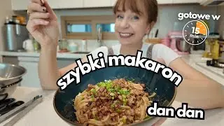 Super szybki przepis na makaron dan dan - sycące chińskie danie w 15 minut