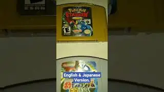 The #pokemon Stadium 2 Of #nintendo64 Cartridges For English & Japanese Version. #shorts