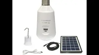 Multi functional LED Bulb as camp light/emergency lamp/portable light/solar powered lamp