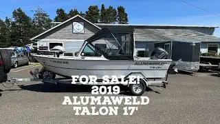 (ПРОДАН) 2019 Alumaweld Talon 17' с двигателем Yamaha 50 л.с.