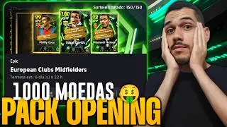 GASTEI 1000 MOEDAS 🤑 PACK OPENING na BOX do DAVIDS ÉPICO 👀 EFOOTBALL 2026