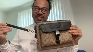 Coach Charter Men Pouch Unboxing and reviews!!!🤩🤩🤩