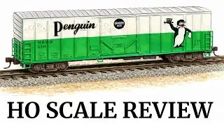 🔴 ATHEARN PENGUIN GINGER ALE NACC 50' BOX CAR  | HO SCALE | ATHEARN ATH18445 Unboxing and Review