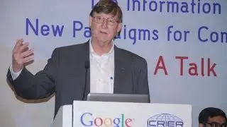 ICRIER-GOOGLE Talk: New Paradigms for Competitiveness and Economic Growth Part 1