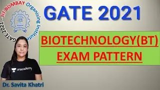 GATE 2021- Biotechnology (BT) Exam Pattern