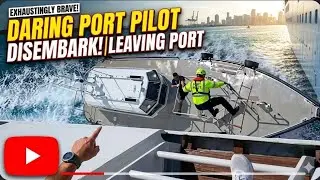 Cruise Ship Pilot Disembarking After Leaving Port Everglades