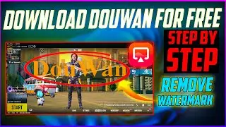 Best Screen Mirroring Software For Streaming | Step By Step Watermark REMOVE in DOUWAN