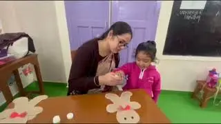 ✨ Little Hands, Big Christmas Joy 🎅 | Paper Doll Making for Decoration🎄|St. Joseph Convent Nursery👧🧒