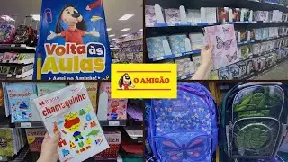 MATERIAL ESCOLAR NA LOJA O AMIG&Atilde;O | PARTE 1 #achadinhos #oamig&atilde;o #voltaasaulas #materialescolar