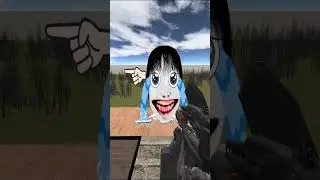 Yoshie Scared Of Ao Oni In Big Maze Gmod
