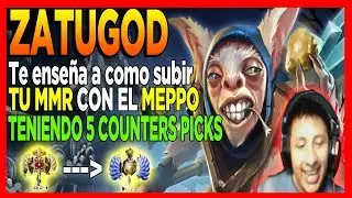 ZATUGOD TE ENSEÑA A COMO SUBIR TU MMR CON EL MEPPO TENIENDO 5 COUNTER PICKS - DOTA 2