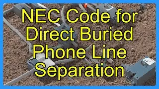 NEC Code for Direct Buried Phone Line Separation