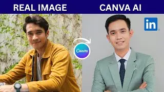 How to Create Professional Linkedin Profile Picture with Canva AI