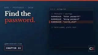 Reverse Engineering an Application for Password String in HxD & Pestudio