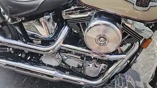1998 Harley-Davidson FLSTF Fat Boy 95th Anniversary Edition Running