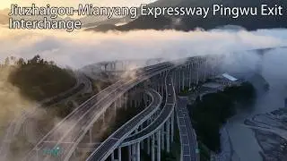 Jiuzhaigou-Mianyang Expressway Pingwu Exit Interchange九寨沟&mdash;绵阳高速公路平武出口互通