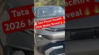TATA PUNCH FACELIFT 2026 MODEL REVEAL 🔥🔥￼ #shortvideo #tata