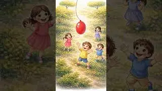 The Balloon That Came Back 🎈✨ #animation #cute #kids #kidsstories #animation #storytime #bedtime