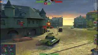 Wot Blitz Pool medal in T34 85 Victory !! Медал Поол във Победата !!