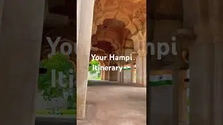How to spend 3 days in Hampi | Hampi tour #hampi #travelindia #india