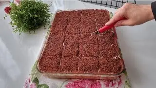 Zor tarifleri atın bir kenara🤫 Yaş pastanın en kolay hali✅ Ustelik 24 kişilik ✅ #yaspasta
